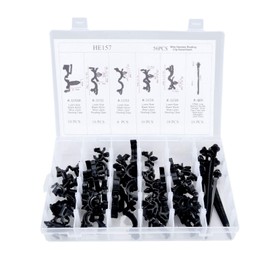 Mtsooning 56 Pieces and 6 Sizes Car Accessories Wiring Harness Clips Wiring Harness for Honda GM Mazda