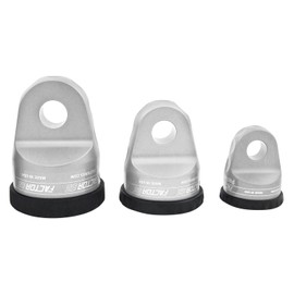 Factor 55 ProLink Winch Shackle Mount for Large Overland and Military-Style Vehicles, Fits Lines Up to 1/2" Diameter - Gray