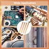 4 PCS Flat Copper Bars - C110 Copper Bus Bar,