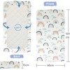 Cot Bed Fitted Sheets 120 x 60cm for Girl Boys