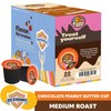 Crazy Cups Chocolate Peanut Butter Hot or Iced Coffee Cup,