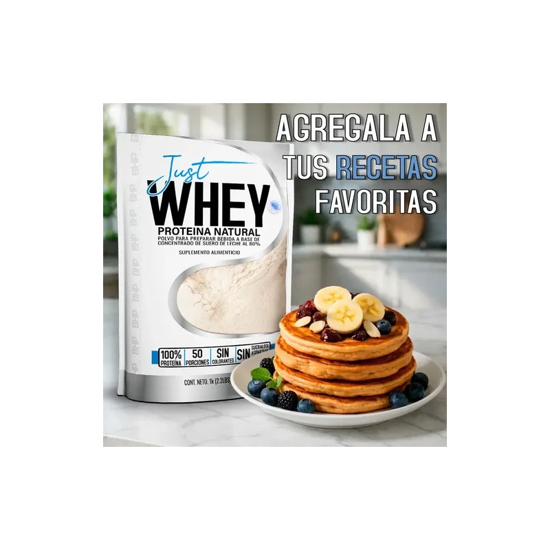 Bhp Natural Whey Protein 1k 50 Serv Alta Pureza Sin