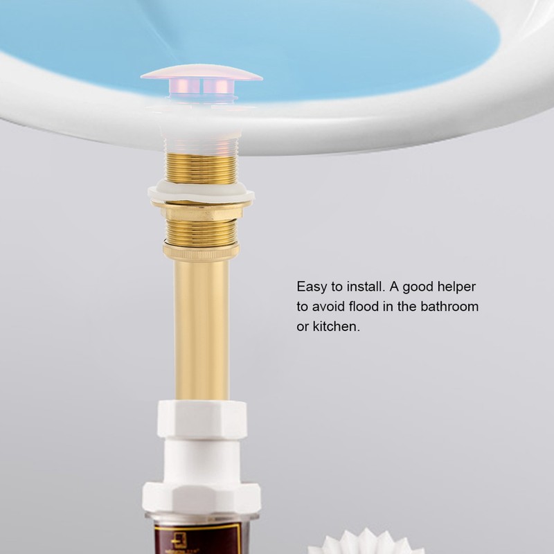 G1 1/4" Brass Bathroom Basin Sink Pop Up Drain Assembly