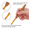14pcs Gold Head Crochet Hooks Set, Bamboo Ergonomic Handle Crochet