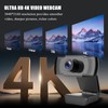 Tidszec 4K Webcam for PC, Ultra 4K HD Web Cam,