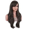 IMISSU 70 cm Long Hair Wavy Wigs with Fringe Cosplay