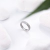 LOMBARDY JEWELRY Genuine Solid 925 Sterling Silver All-Around Eternity Band