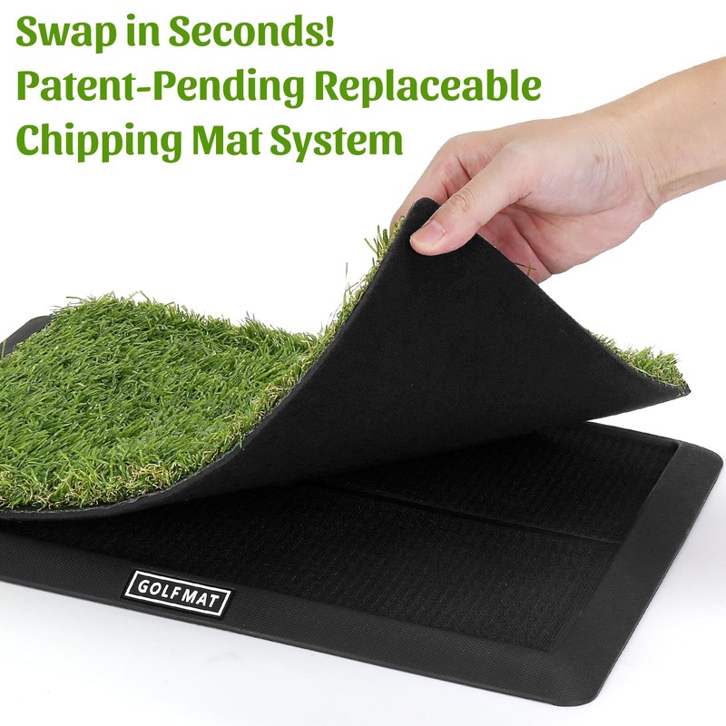 Golf Practice Mat, Flantor Golf Hitting Mat - Training &