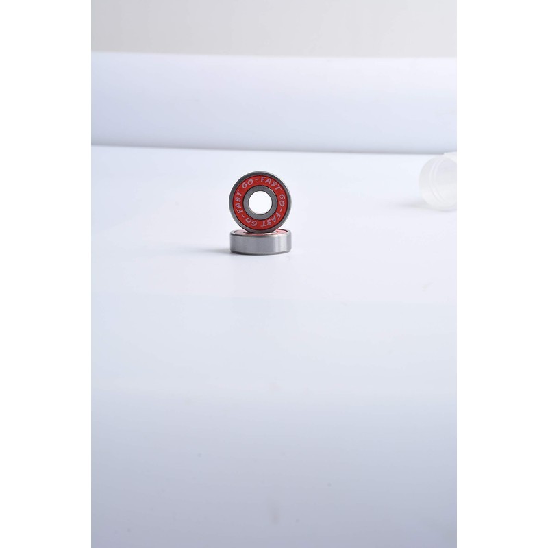 DEEPDREAM 608 ZZ Skateboard Bearings, Sackorange 608zz Double Shielded,8x22x7 Miniature