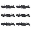 BestGiftEver Drawer Pulls with Black Bear Design - Rustic Cast