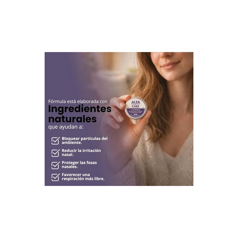 Alercare Bálsamo Nasal Orgánico 10gr Ayuda Alergias Por Polvo Polen