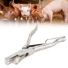 Pig Ear Tag Plier Stainless Steel Animal Ear Notcher with