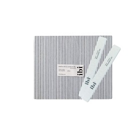 IBI 80 Premium Jumbo Zebra - Lima de uñas (grano 80/80, lavable y desinfectable para profesionales (50)