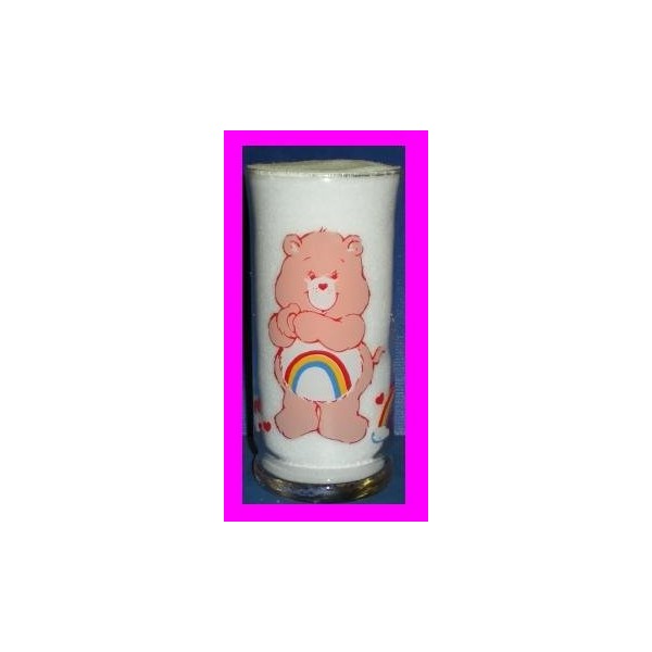CARE BEARS CHEER BEAR GLASS PIZZA HUT LIMITED EDITION