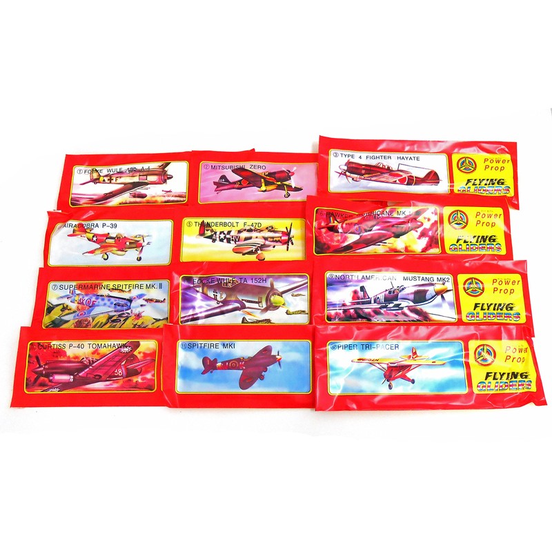 36x Styropor Polystyrene Gliders – Vintage Classic – All 12