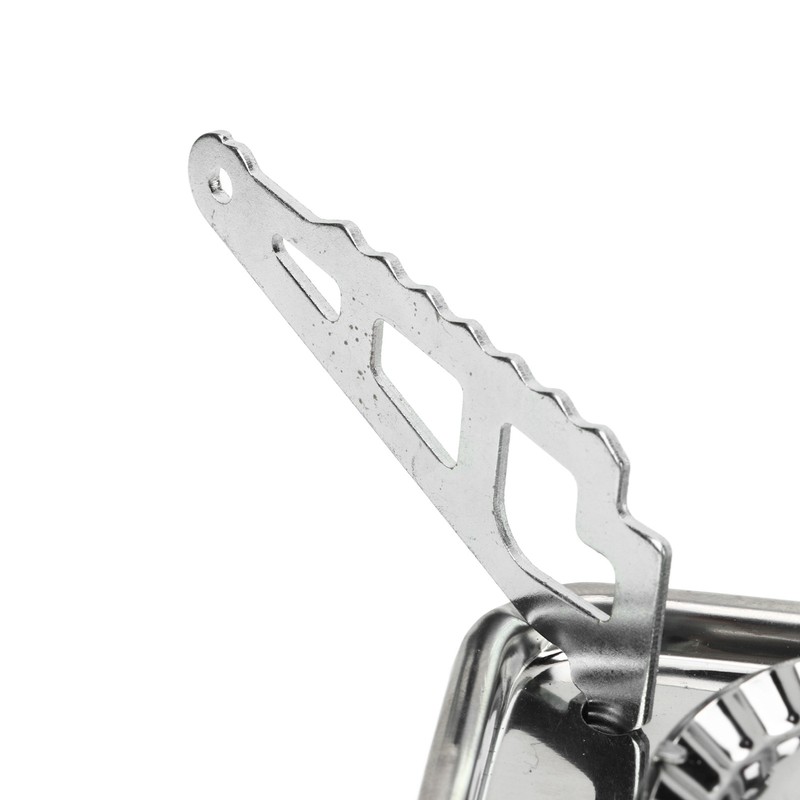 Mini Square Camping Stove Compact Folding Wind Proof Outdoor Backpacking