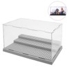 3 Steps Display Case Acrylic Box Dustproof Display Case for