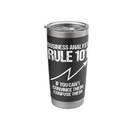 Business Analyst Rule Data Scientist Data Systems Stainless Steel Insulated Tumbler