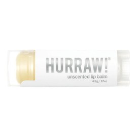 Hurraw Organic Lip Balm - Unscented, 4.8g