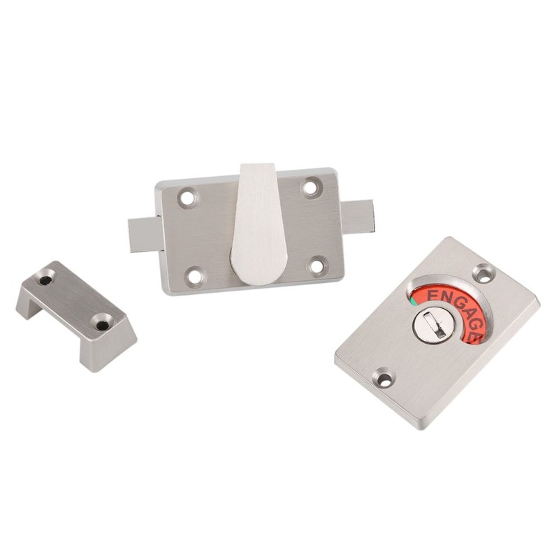 Mootea Latch Indicating Lock, Indicator Privacy Bolt Door Lock Vacant