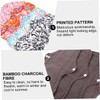 KOMBIUDA 4pcs Bamboo Sanitary Pads Washable Period Pads Leakproof Pouch