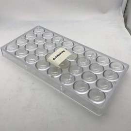 Goldbaking Ball Chocolate Mold Ball Polycarbonate Mould Chocolate Mold Hot Chocolate Bomb (Middle 2inch)