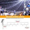 mimigogo Solar String Lights Outdoor,500 LED 165FT Christmas Lights with