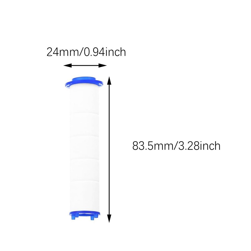 SQXBK 10PCS Shower Head Filter PP Cotton Filter Cartridge 83mm