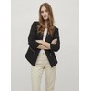 Vila Women’s 3/4-Sleeve Blazer, black