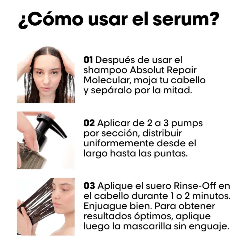 Srum De Enjuague Absolut Repair Molecular LOral Professionnel 250 Ml