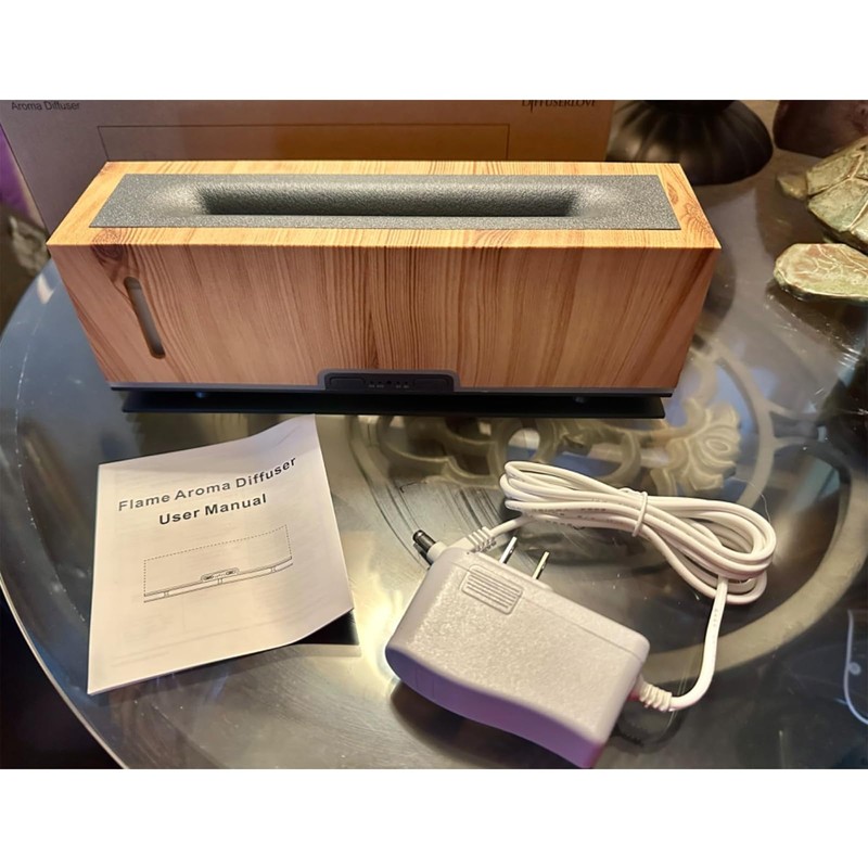 Diffuserlove Flame Diffuser Essential Oil Diffusers 200ml Fireplace Aroma Diffusers