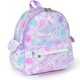 COLORFUL CANDY STYLE 通園リュック 撥水・軽量タイプ リフレクター付き ユニコーンファンタジー はっ水 軽量 汚れにくい シワ防止 防犯 安全 反射材付き 女の子 NN880600