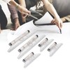 Measuring Rolling Ruler, 5 Pieces 6 Inch 12 Inch Clear