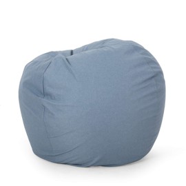 Okak Bean Bag Chair, Memory Foam Bean Bag Chairs for Kids, Big Bean Bag Chair with Filler Inclulded for Living Room Bedroom, 3 Foot, Gray