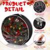Aliceset 4 Pack Christmas Wreath Storage Containers, Ornament Garland Storage