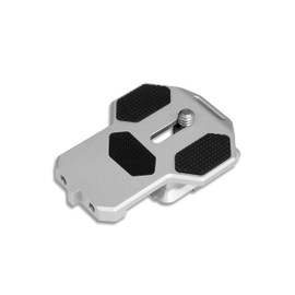 NiSi - Silence Corner Atoll Extender Plate - Silver - Camera Collar Accessory for Atoll C/S Models - Converts C to D for DSLR & Deep-Body Cameras - Arca-Swiss Compatible - Photographer Essential Gear