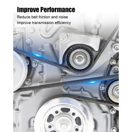 Drive Belt Idler Pulley Fit for Hyundai Elantra Kona Tucson Kia Forte Forte5 Seltos Soul 2014-2024 Replace 25287-2E300 252872E300