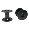 Plastic Spool RLECS 6pcs 71mm Black Bobbin Empty Spools for