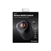 Kensington Orbit Wireless Trackball Mouse with Touch Scroll Ring (K72352US),Black