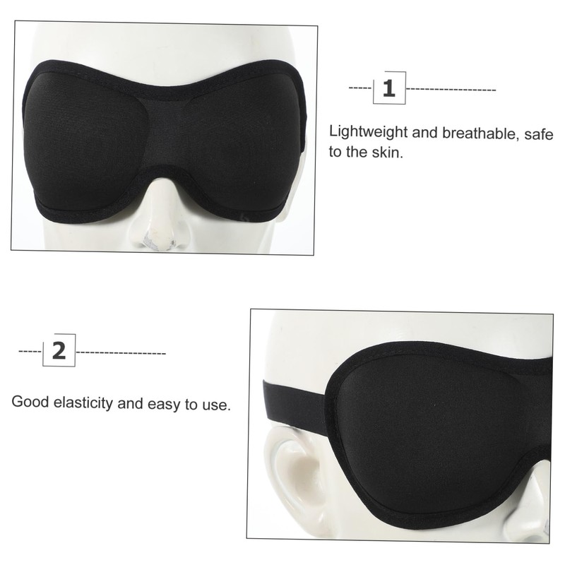 FRCOLOR 3pcs Silk Sleep Mask for Women Travel Eye Mask