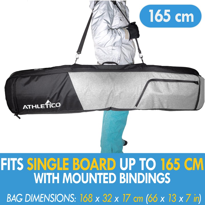 Athletico Peak Snowboard Bag - Padded Snowboard Travel Bag for