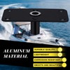 MorningRo 2 Pcs Boat Seat Pedestal Seat Post Base Stainless