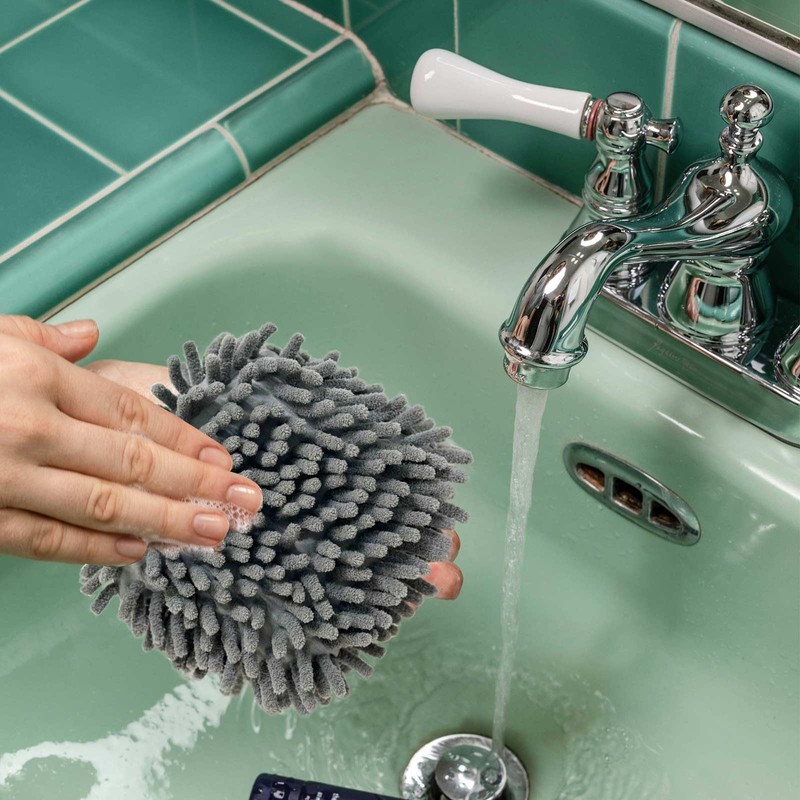 6 Pack Fluffy Puffins Hand Towels Microfiber Kitchen Bathroom Towel