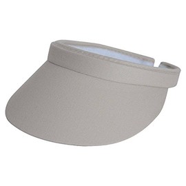 TOP HEADWEAR Sports algodón Swill Clip-on Visor - Masilla
