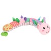 Baby Musical Stuffed Animal Activity Toy Pink Soft Sensory Toy