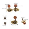 4 Pcs Ukulele Tuning Pegs Elegant Buttons Replacement Machine Head