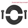 AZSSMUK Bore 1/4" Shaft Collar Double Split Axle Collar Clamp