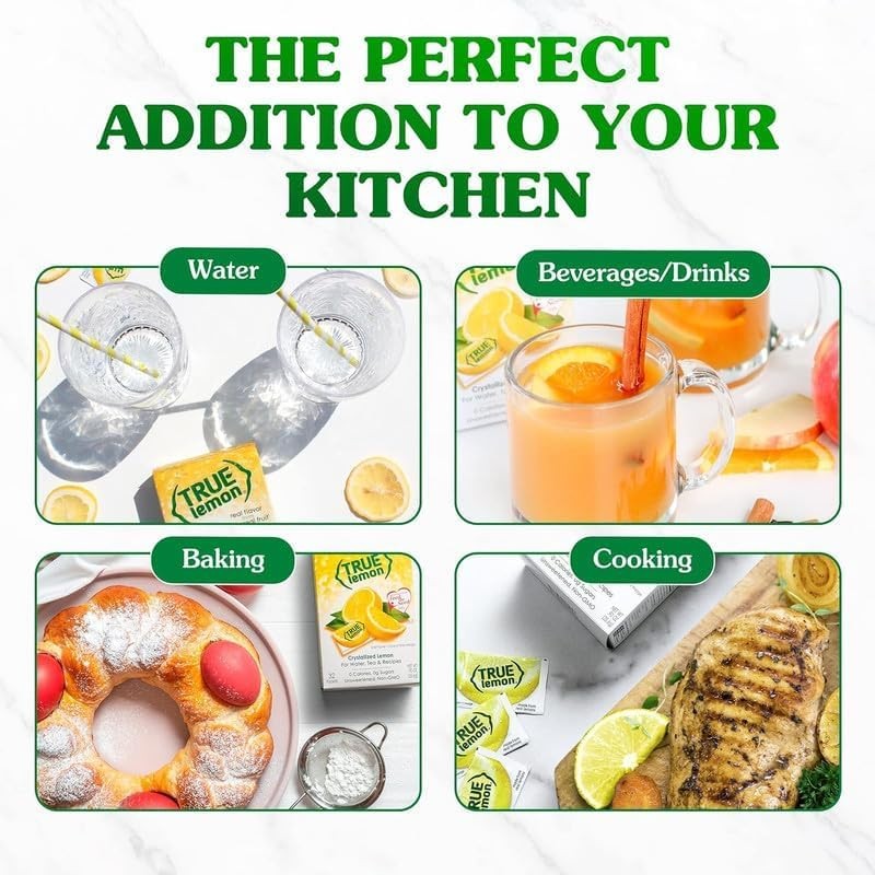 TRUE LEMON & LIME Water Enhancer (96 Packets Each Flavour)