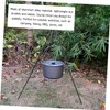 GRIRIW Lightweight Camping Tripod Stand Cooking Rack for Outdoor BBQ