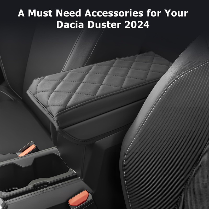 LUWU Car Armrest Pad for Dacia Duster 2024 (Models with
